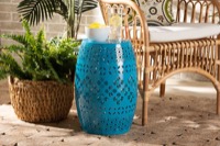 Baxton Studio Outdoor Furniture Outdoor Side Tables