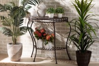 Baxton Studio Outdoor Furniture Outdoor Side Tables