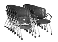Regency Nesting Chair - Cadence Chair (12 pack) - Black