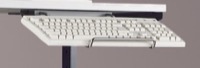 Mayline Techworks - Accessories - Keyboard - Wire holder. Chrome finish.