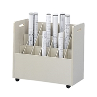 Mobile Roll File, 21 Compartment