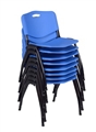 Regency Guest Chair - M Stack Chair (8 pack) - Blue