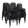Regency Guest Chair - M Stack Chair (40 pack) - Black