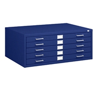 5-Drawer Steel Flat File for 24" x 36" Documents