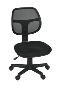 Regency Office Chair - Carter Swivel Chair - Black