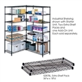 Industrial Extra Shelf Pack, 36 x 18"