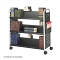 Scoot Double-Sided Book Cart - 6 Shelves