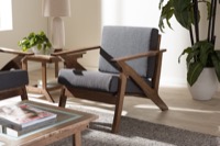 Baxton Studio Living Room Furniture Chairs
