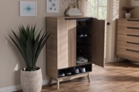 Baxton Studio Entryway Furniture Shoe Cabinets
