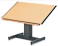Futur-Matic, Drawing Table, 48"W x 37-1/2"D x 30 to 48"H, with Hardwood Pencil Trough