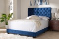 Bedroom Furniture Glam Panel Beds