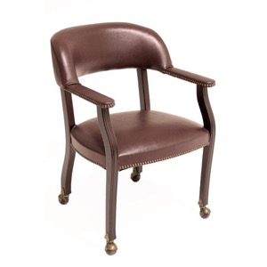 Regency - Ivy League Traditional Captain Chair - Casters - 9004C
