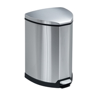 Stainless Step-On 4 Gallon Receptacle