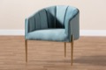 Baxton Studio Living Room Furniture Chaises Leonie Series