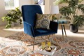 Baxton Studio Living Room Furniture Ottomans Alfro Series