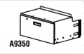 TechWorks Modular Components - 12" hanging file drawer - optional lock available. 28 1/2"W x 13 1/2"H x 22 1/2"D overall.