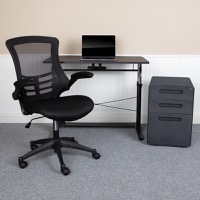 Office Bundle - Desk, File Cabinet, Chair