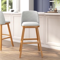 Upholstered Wood Barstools