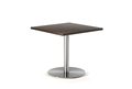 ERG Corsa Square Cafe Table with Stainless Steel Base