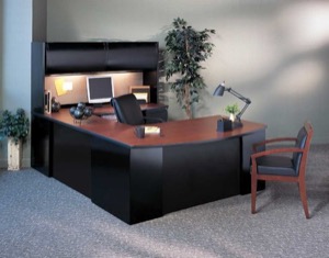 Mayline Office Furniture CSII Bow-Front Desks