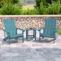 Patio Bundle - Adirondack Chairs and Side Table