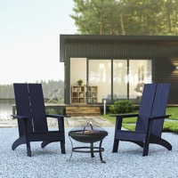 Outdoor Bundle - Rocking Chairs and Fire Pit