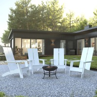 Outdoor Bundle - Rocking Chairs and Fire Pit