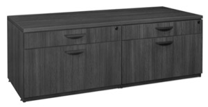 Legacy Double Lateral Low Credenza - Ash Grey