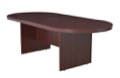 Regency Legacy 95" Racetrack Conference Table with Power Data Grommet - Mahogany