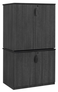Legacy 29" Storage Cabinet with 35" Storage Cabinet - Ash Grey