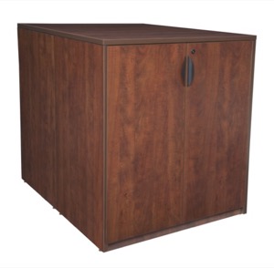 Legacy Stand Up Back to Back Storage Cabinet/ Storage Cabinet - Cherry