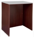 Legacy Stand Up Desk (w/o Top) - Mahogany