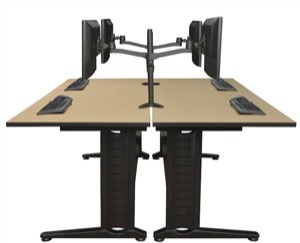 Regency Fusion Benching Systems - Dual-Sided 60" Workstations