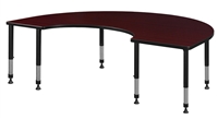 Regency Kee Classroom Table 66" x 60" Horseshoe Shaped Height Adjustable
