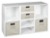 Niche Cubo Storage Set - 4 Full Cubes/4 Half Cubes with Foldable Storage Bins - White Wood Grain/Natural