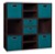 Niche Cubo Storage Set - 6 Full Cubes/6 Half Cubes with Foldable Storage Bins - Truffle/Teal