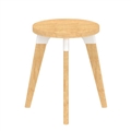 Safco - Resi Round End Table - Natural Wood