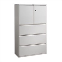 Great Openings Storage - Lateral File - 3 Drawer with Storage Cabinet - 65 7/8"H x 42"W