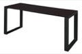 Structure 60" x 24" Training Table - Mocha Walnut/Black