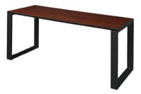 Structure 66" x 24" Training Table - Cherry/Black
