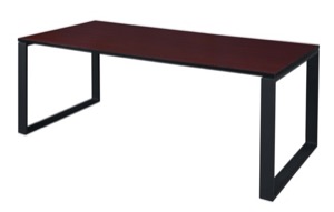 Structure 72" x 36" Training Table - Mahogany/Black