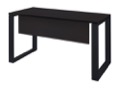 Structure 42" x 24" Training Table with Modesty Panel - Mocha Walnut/Black