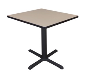 Cain 30" Square Breakroom Table - Beige