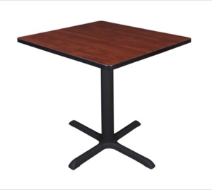 Cain 30" Square Breakroom Table - Cherry