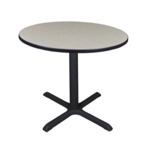 Cain 36" Round Breakroom Table - Maple