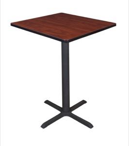Cain 30" Square Cafe Table - Cherry