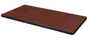 42" x 30" Standard Rectangle Table Top - Cherry/Maple