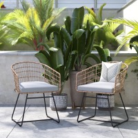 Rope Rattan Patio Chairs