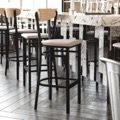 Metal/Wood Restaurant Barstools
