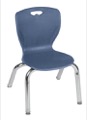 Regency Classroom Chair - Andy 12" Stack Chair - Navy Blue